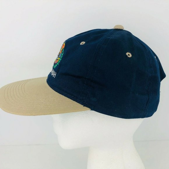 Vintage Savannah Boating Trucker Hat Blue Beige - Picture 7 of 8
